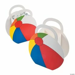 Budget π Beach Ball Favor Boxes - 12 Pc. β€οΈ