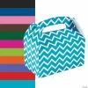 Flash Sale ✔️ Chevron Favor Boxes - 12 Pc. ❤️ -Cheap Birthday Party Favors Store chevron favor boxes 12 pc 13668056