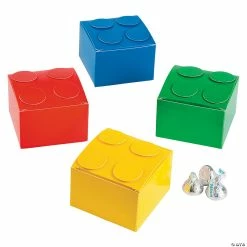 Top 10 ⭐ Color Brick Party Favor Boxes - 12 Pc. ⭐