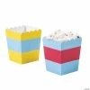 Promo ⌛ Fun Colors Popcorn Boxes - 12 Pc. 🌟 -Cheap Birthday Party Favors Store fun colors popcorn boxes 12 pc 13680827