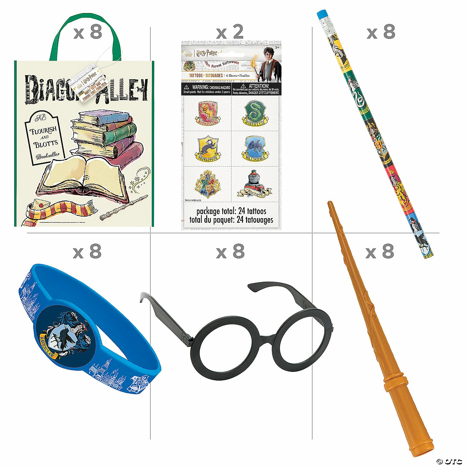 New ⭐ Harry Potter™ Party Favor Kit for 8 Guests 😀 4 New ⭐ Harry Potter™ Party Favor Kit for 8 Guests 😀 - Image 2