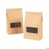 Cheap ⌛ Kraft Paper Coffee Bags with Ties - 24 Pc. ⌛ -Cheap Birthday Party Favors Store kraft paper coffee bags with ties 24 pc 13829457