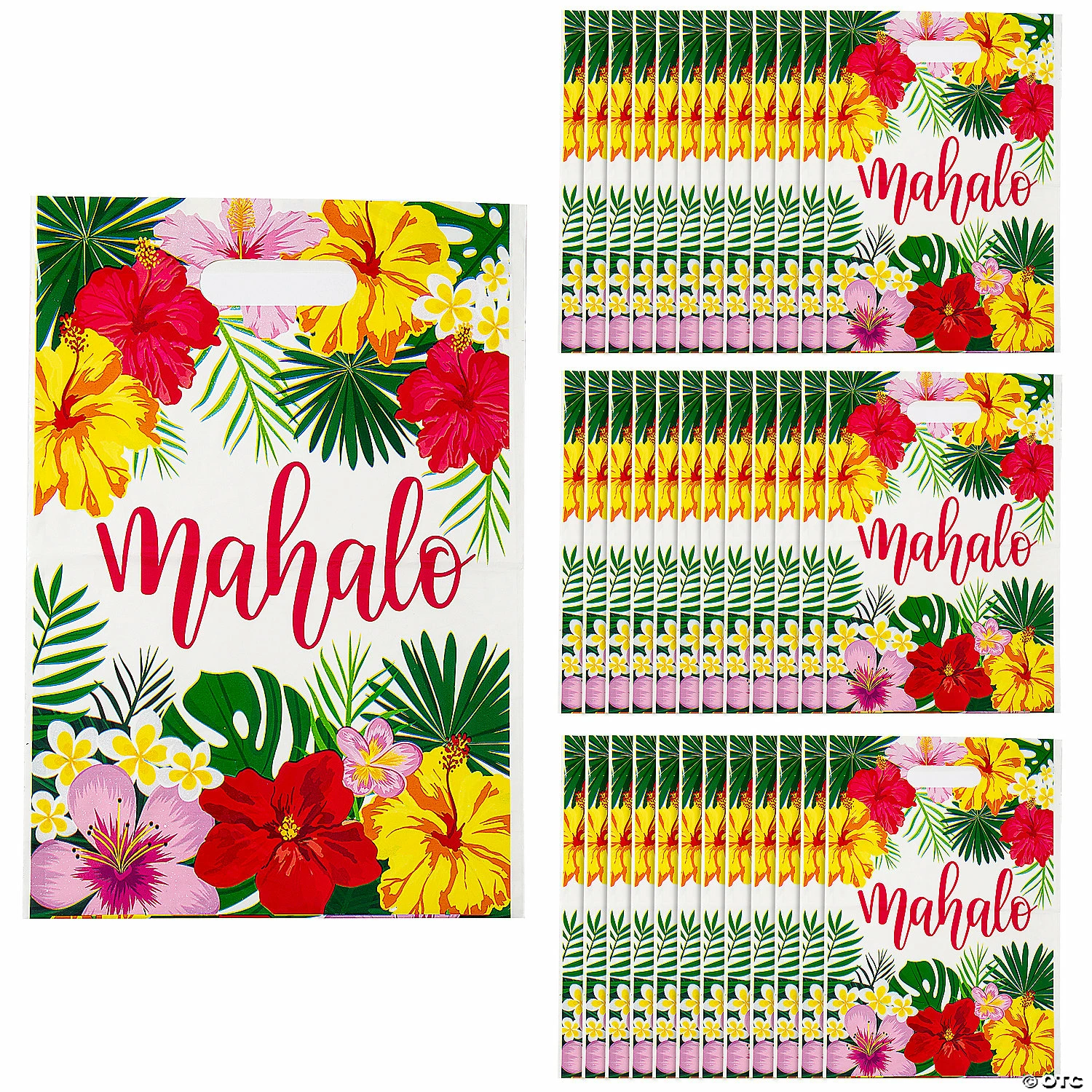 New π Mahalo Hawaiian Luau Goody Bags - 36 Pc. π 3 New π Mahalo Hawaiian Luau Goody Bags - 36 Pc. π