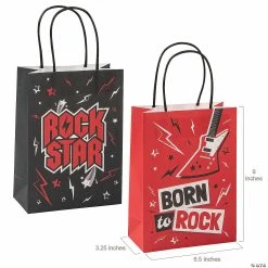 New ⌛ Medium Rockstar Gift Bags - 12 Pc. ⌛ 5 New ⌛ Medium Rockstar Gift Bags - 12 Pc. ⌛ -Cheap Birthday Party Favors Store medium rockstar gift bags 12 pc 14104790 a01