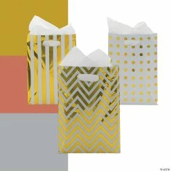 Coupon 🥰 Metallic Goody Bags - 24 Pc. 😍