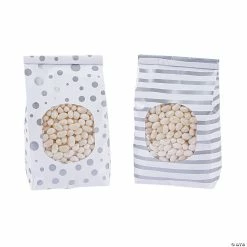 Best reviews of π Patterned Tin Tie Treat Bags with Window - 12 Pc. β€οΈ