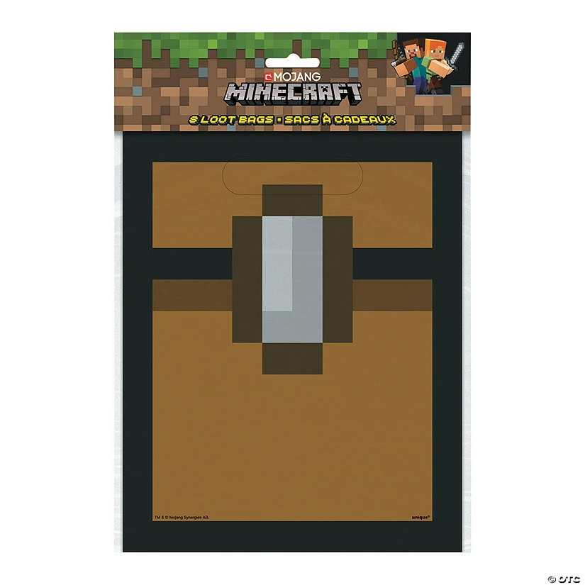 Budget ✨ Minecraft® Goody Bags - 8 Pc. 🔔 3 Budget ✨ Minecraft® Goody Bags - 8 Pc. 🔔