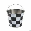 Brand new ⌛ Mini Checkered Pails - 12 Pc. 🛒 -Cheap Birthday Party Favors Store mini checkered pails 12 pc 13760811