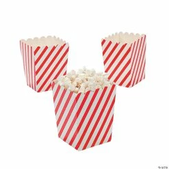 Best reviews of 𧨠Mini Striped Popcorn Boxes - 24 Pc. π§¨