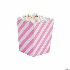 Buy 🧨 Mini Striped Popcorn Boxes - 24 Pc. ⌛