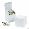 New 👍 Mini Favor Boxes - 24 Pc. 🎉 -Cheap Birthday Party Favors Store mini white favor boxes 24 pc 3 2614