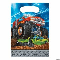 Best Pirce π€© Monster Truck Party Treat Bags - 8 Pc. π