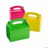 Flash Sale 👏 Treat Boxes - 12 Pc. 💯 -Cheap Birthday Party Favors Store neon treat boxes 12 pc 13964229