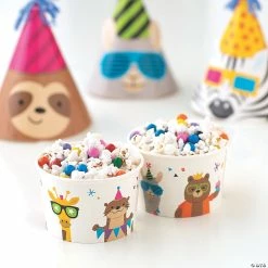 Wholesale ✨ Party Animal Snack Paper Bowls - 25 Ct. 👍 -Cheap Birthday Party Favors Store party animal snack paper bowls 25 ct 13845582 a01