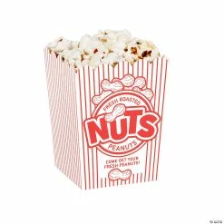 Budget π Peanuts Popcorn Boxes - 24 Pc. β¨