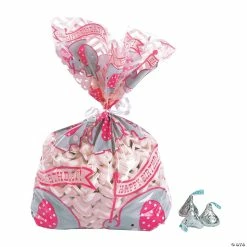 Buy 🌟 Pink Elephant Cellophane Bags - 12 Pc. 🤩