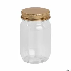 Best reviews of ✨ Small Clear Plastic Jars with Gold Lid - 12 Pc. 👏