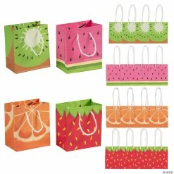 Wholesale ๐ฅ Small Tutti Frutti Paper Gift Bags - 12 Pc. ๐