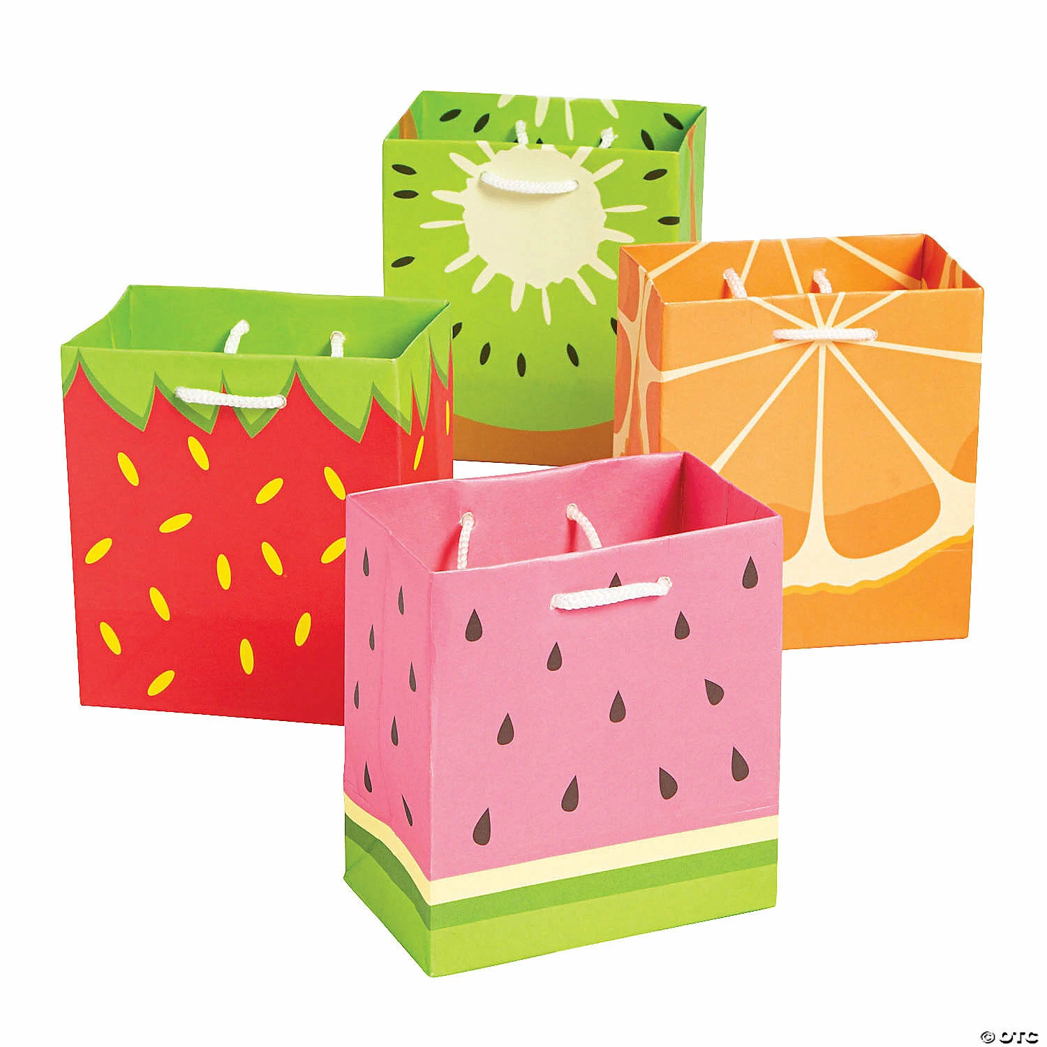 Wholesale 🔥 Small Tutti Frutti Paper Gift Bags - 12 Pc. 🛒 5 Wholesale 🔥 Small Tutti Frutti Paper Gift Bags - 12 Pc. 🛒 - Image 3