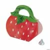 Wholesale 🔔 Strawberry-Shaped Treat Boxes - 12 Pc. ⌛ -Cheap Birthday Party Favors Store strawberry shaped treat boxes 12 pc 14104900