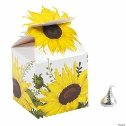 Cheapest π Sunflower Favor Boxes π₯°