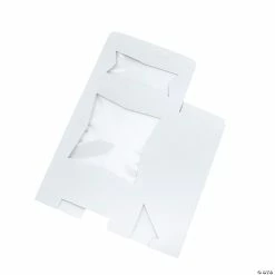 Discount 👍 White Favor Boxes with Window - 12 Pc. 😍 -Cheap Birthday Party Favors Store white favor boxes with window 12 pc 13971955 a01