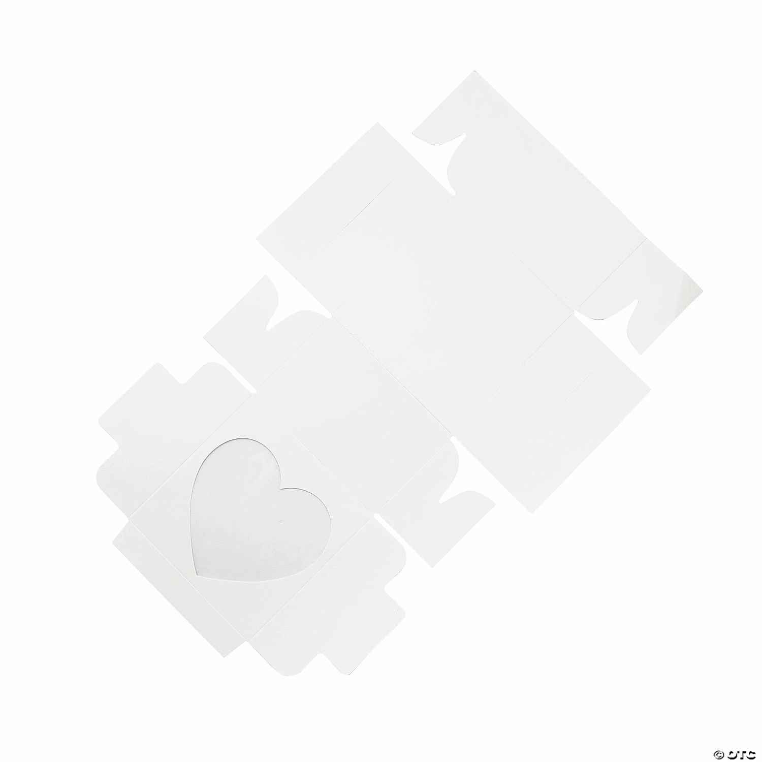 Cheapest π White Heart Cupcake Boxes - 12 Pc. π 4 Cheapest π White Heart Cupcake Boxes - 12 Pc. π - Image 2