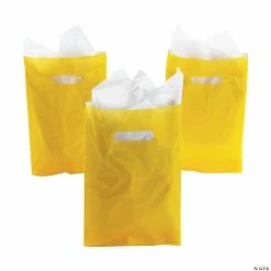 Best Sale ❤️ Solid Color Plastic Goody Bags - 50 Pc. ⭐ 7 Best Sale ❤️ Solid Color Plastic Goody Bags - 50 Pc. ⭐ -Cheap Birthday Party Favors Store yellow plastic goody bags 50 pc 13964232 a02